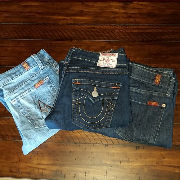 True Religion Denim - Bundle of Designer Jeans TRUE RELIGION 7 FAM